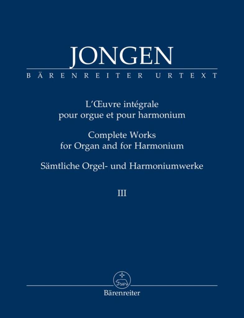 Sämtliche Orgel- und Harmoniumwerke III