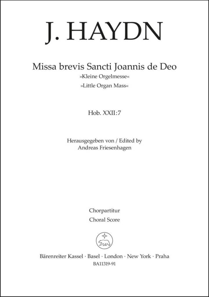Missa Brevis Sancti Joannis de Deo