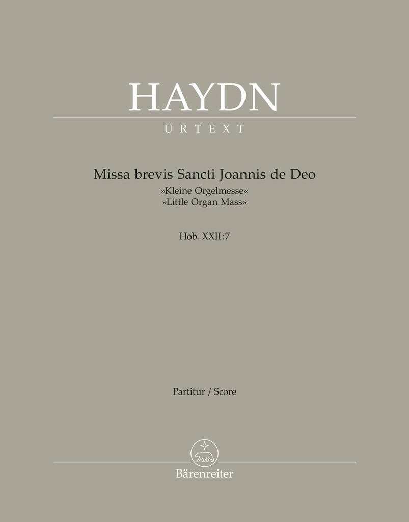 Missa Brevis Sancti Joannis de Deo