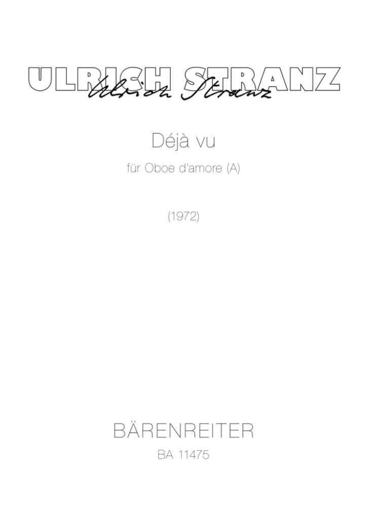 Déjà vu in A major for Oboe d'amore