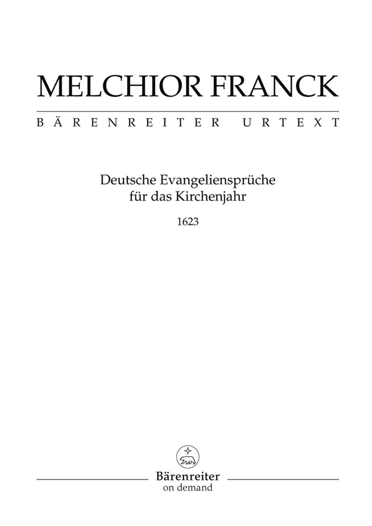 Deutsche Evangeliensprueche fuer das Kirchenjahr