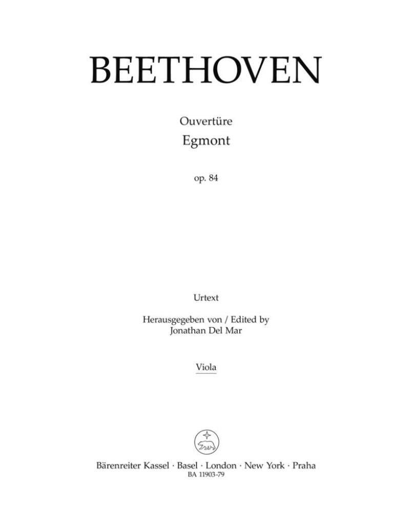 Overture Egmont for Orchestra Op.84