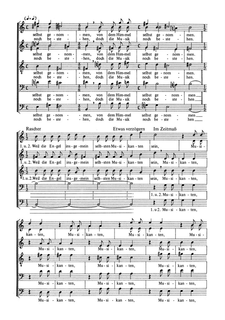 Morike Chorliederbuch 1 Op.19