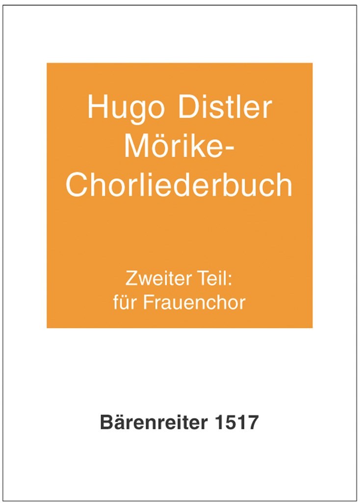 Morike-Chorliederbuch, Teil 2