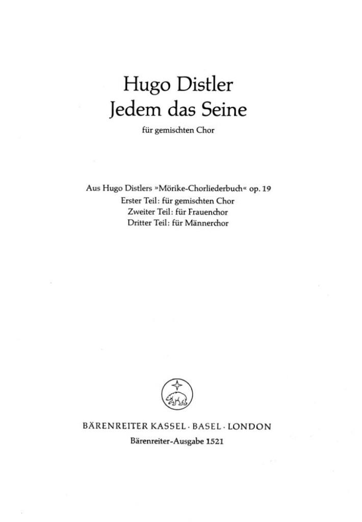 Jedem das Seine (Aninka tanzte)