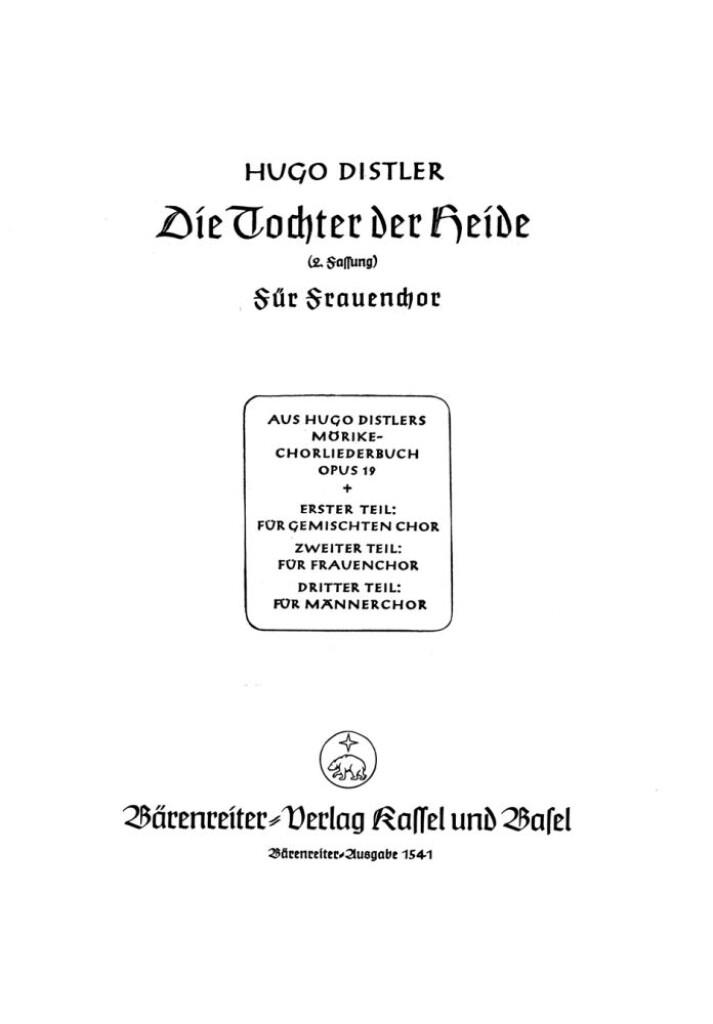 Die Tochter der Heide, 2. Fassung