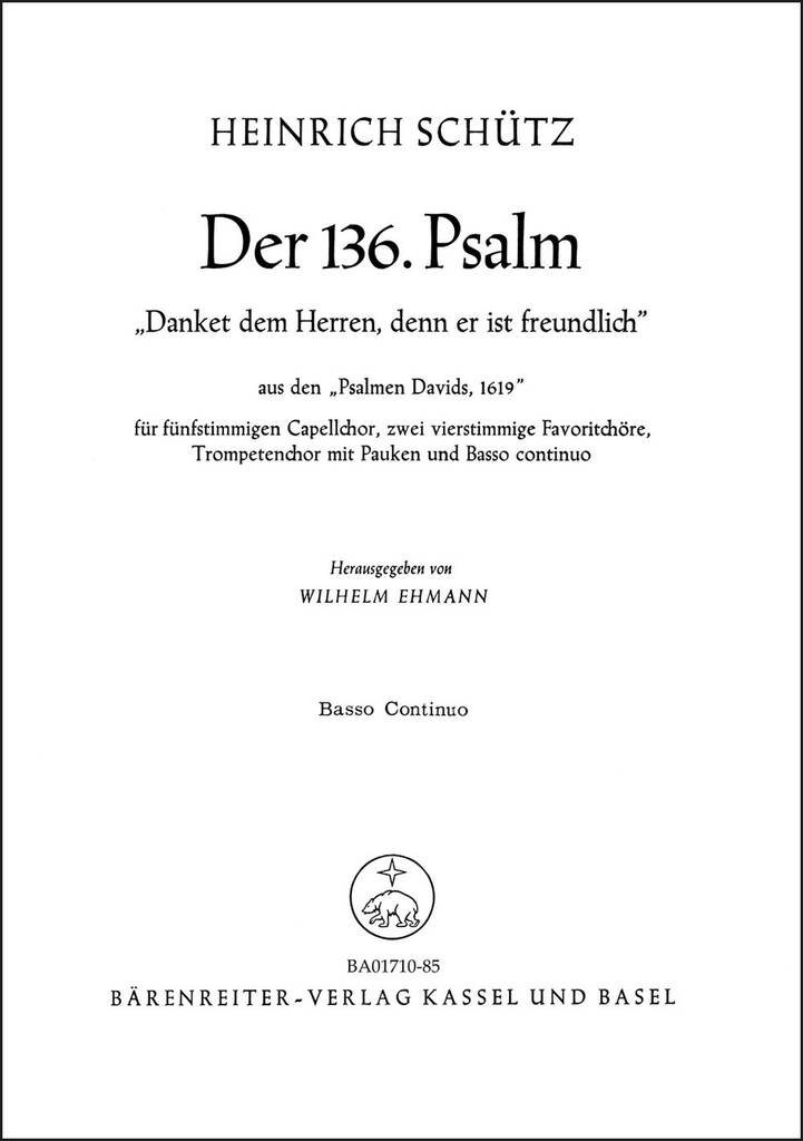 Danket dem Herren, denn er ist freundlich