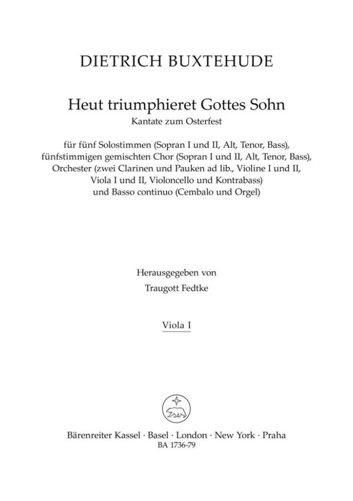 Heut triumphieret Gottes Sohn