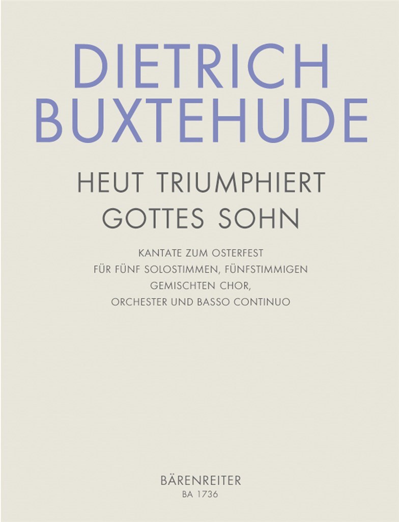 Heut triumphieret Gottes Sohn BuxWV43 (PA)