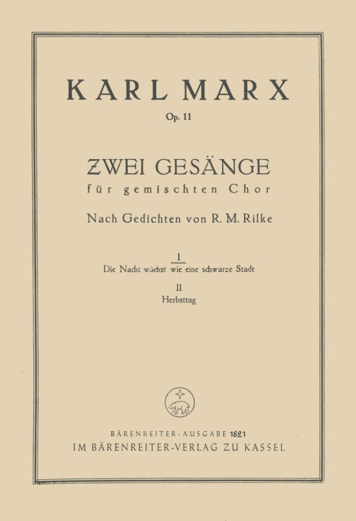 Die Nacht waechst wie eine schwarze Stadt