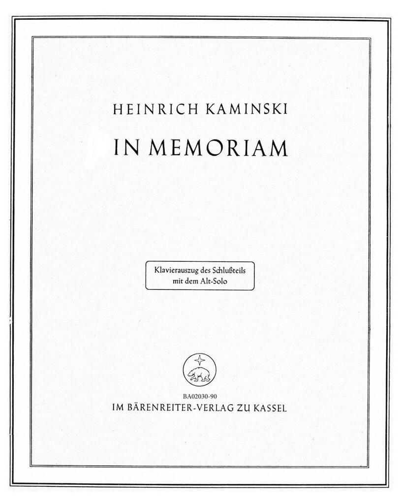 In memoriam Gabrielae