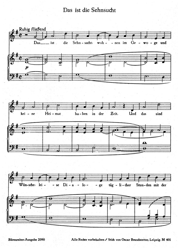 Funf Rilke-Lieder aus den Fruhen Gedichten