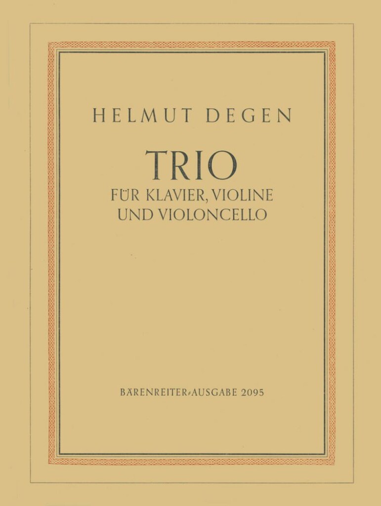 Trio for Violin, Violoncello and Piano (1946)