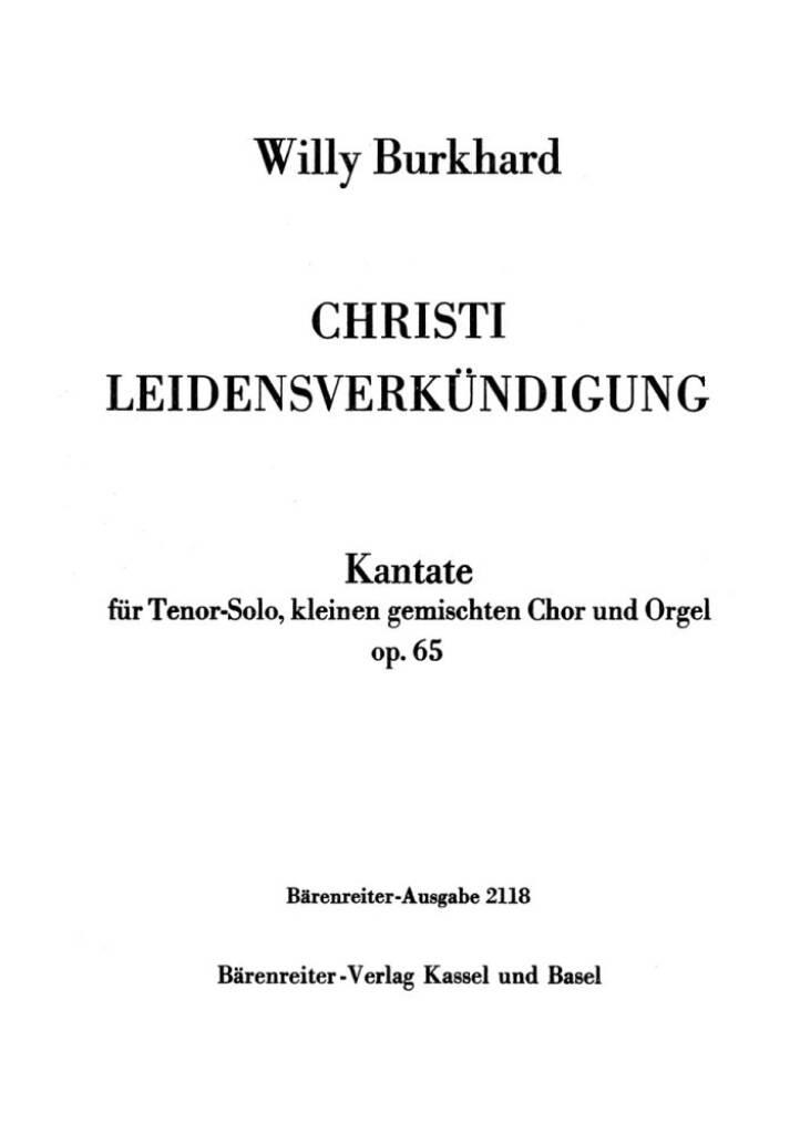 Christi Leidensverkundigung
