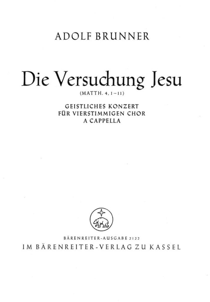 Die Versuchung Jesu