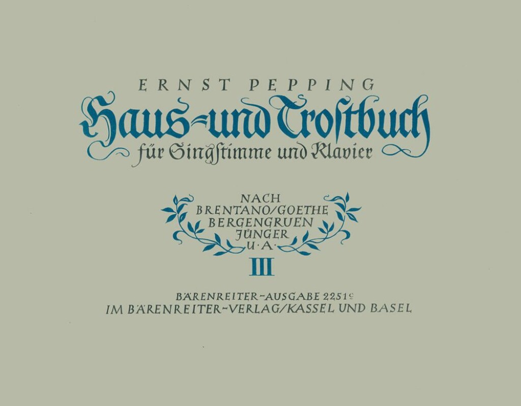 Haus- und Trostbuch, Heft 3