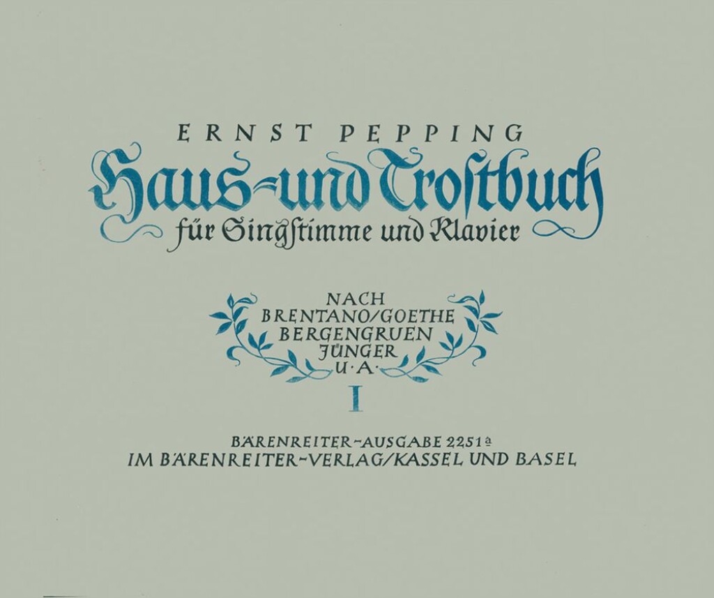 Haus- und Trostbuch, Heft 1