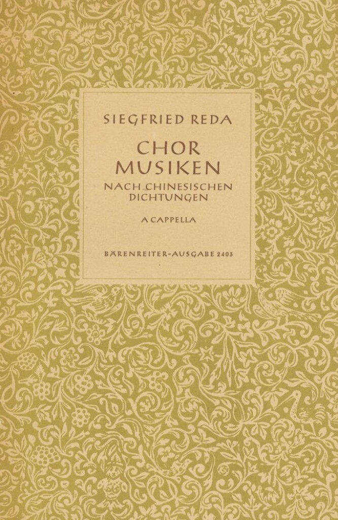 Chormusiken nach chinesischen Dichtungen
