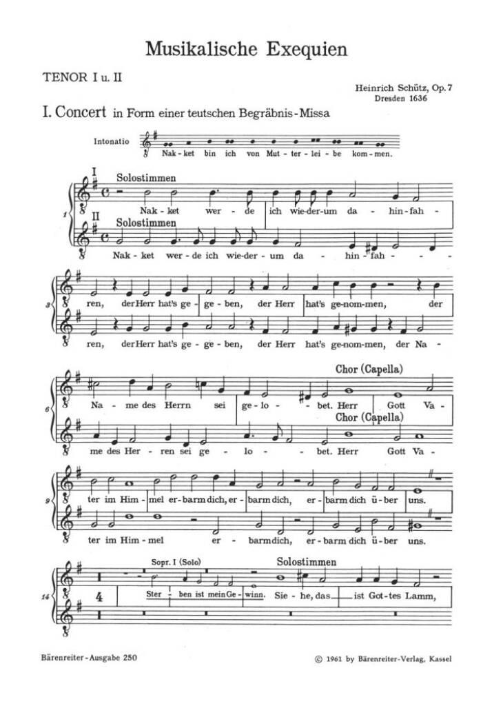 Musikalische Exequien