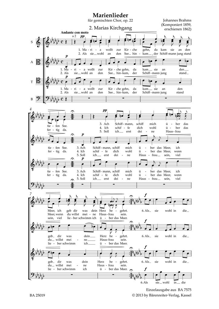 Marias Kirchgang