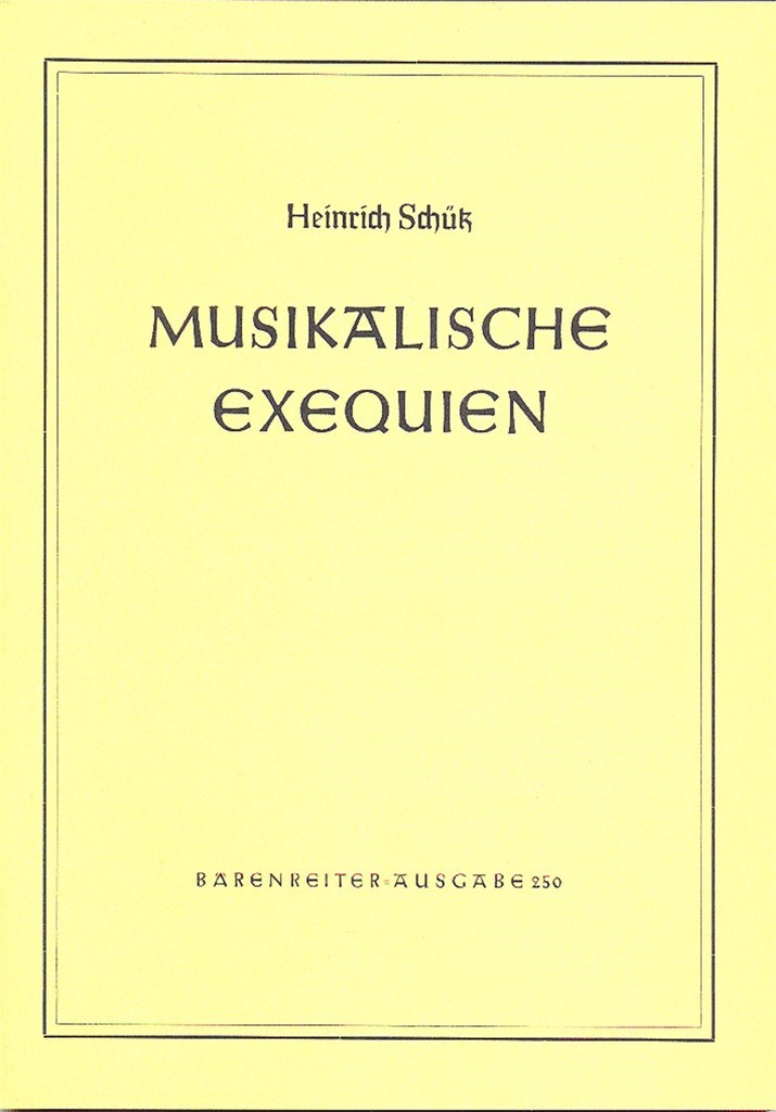 Musikalische Exequien Score (Paper)