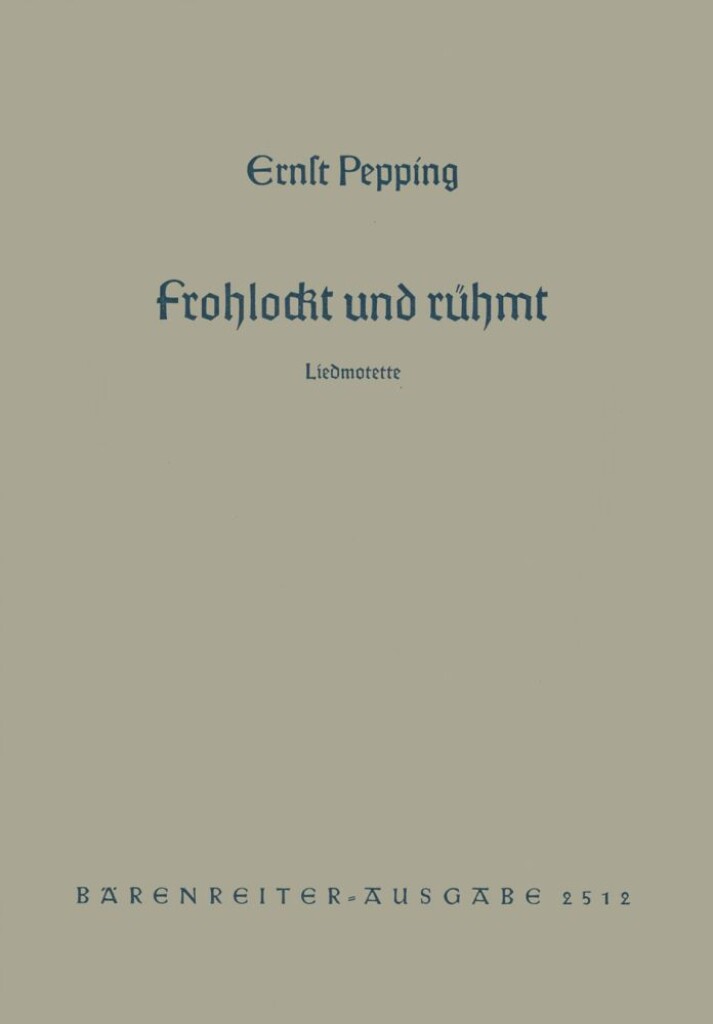 Frohlockt und ruhmt mit Herz und Mund