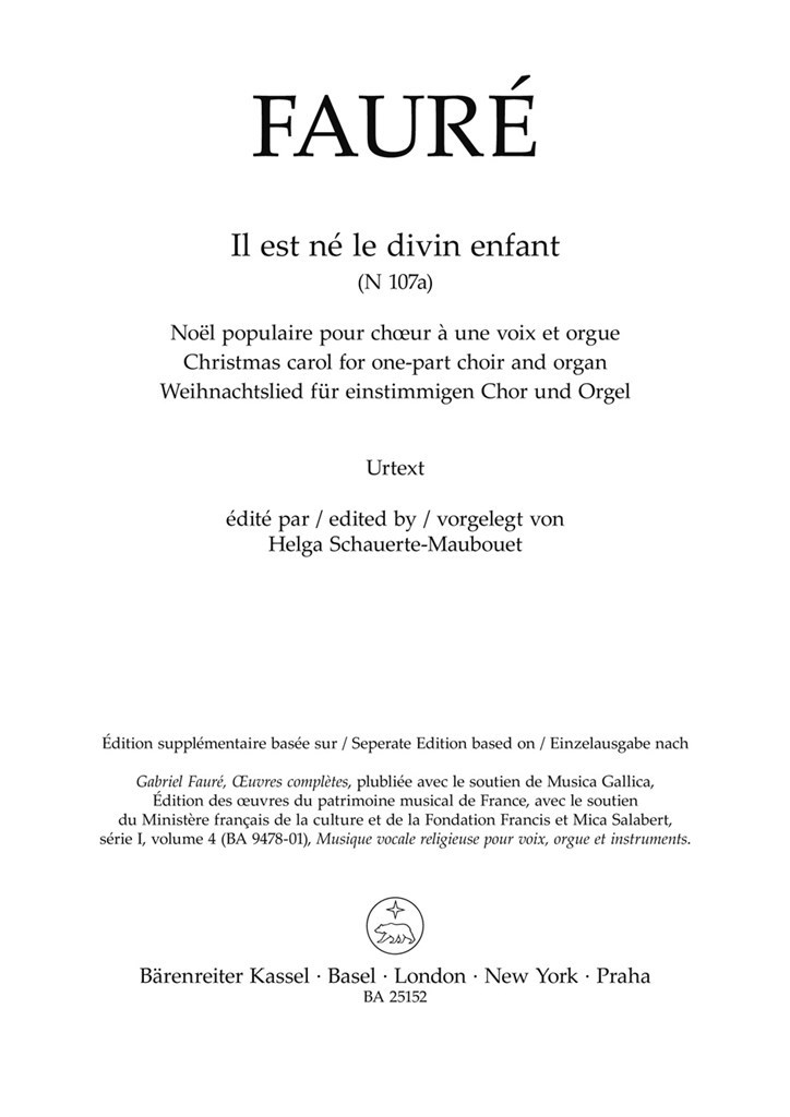 Il est né le divin enfant