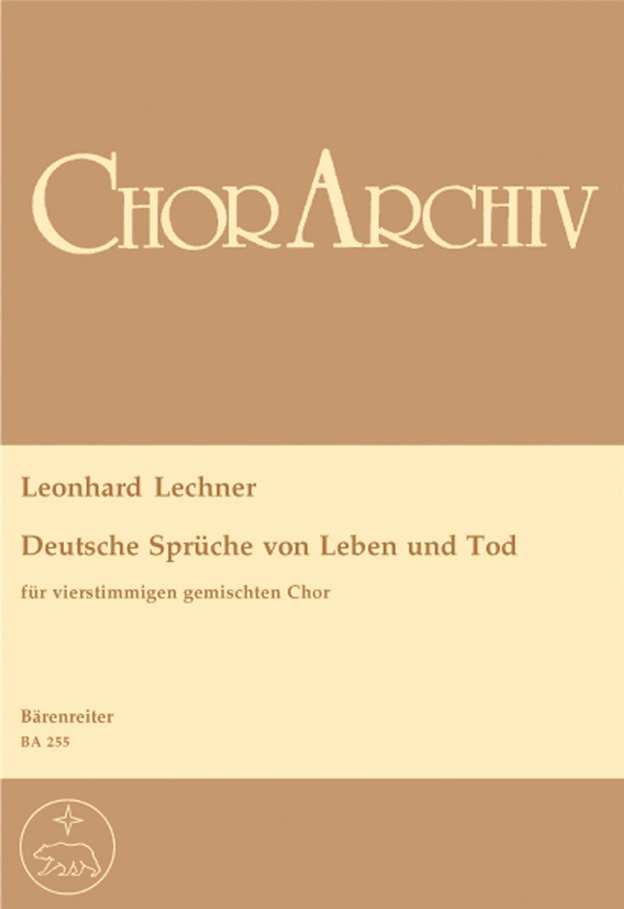 Deutsche Sprueche von Leben und Tod