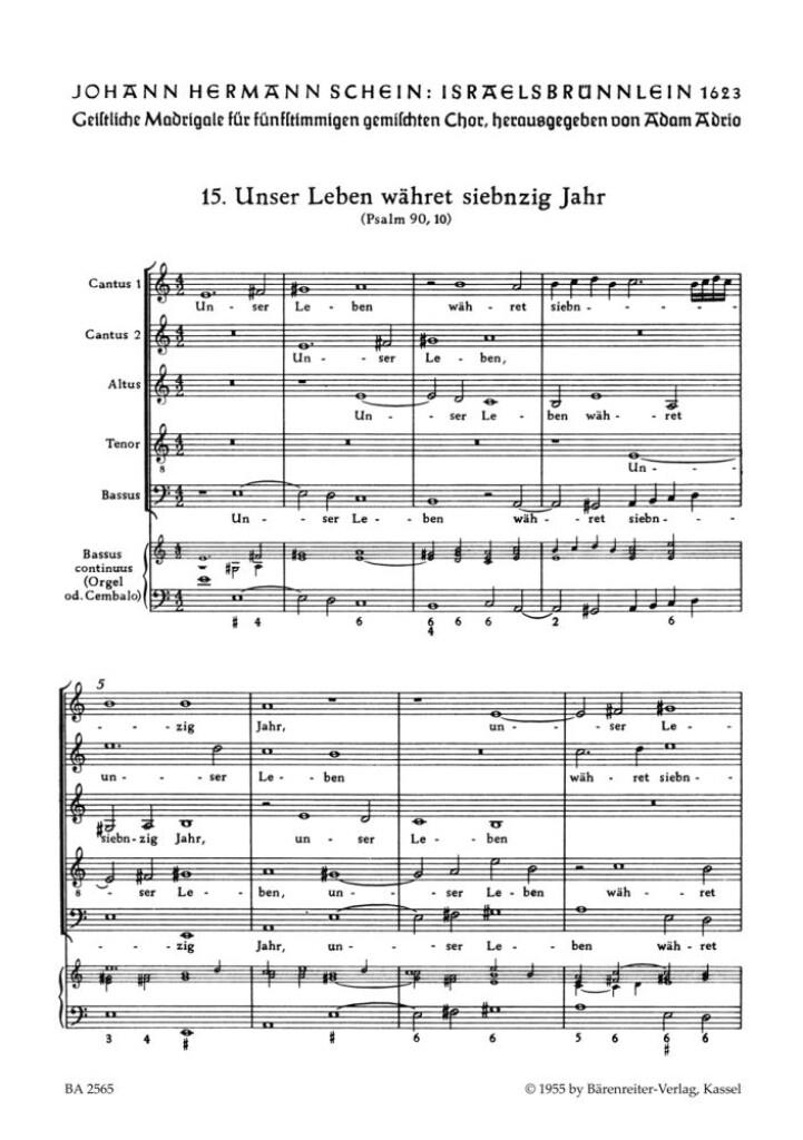 Unser Leben wahret siebnzig Jahre