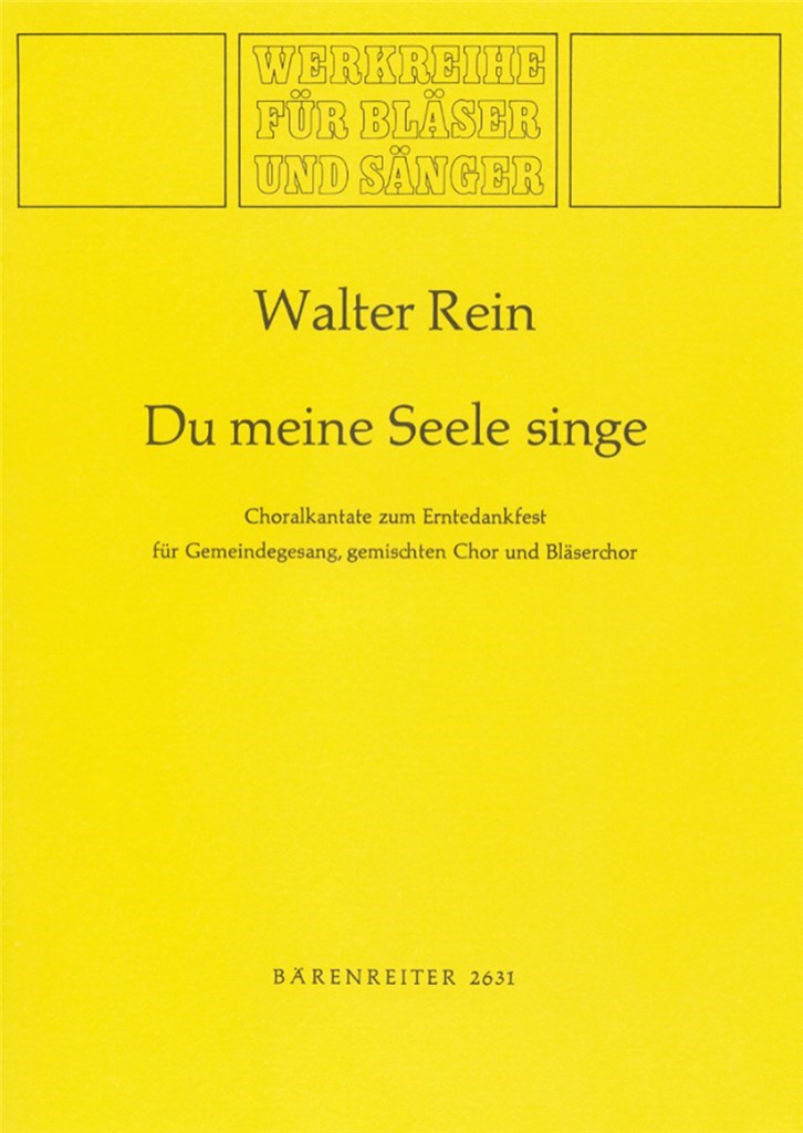 Du meine Seele, singe