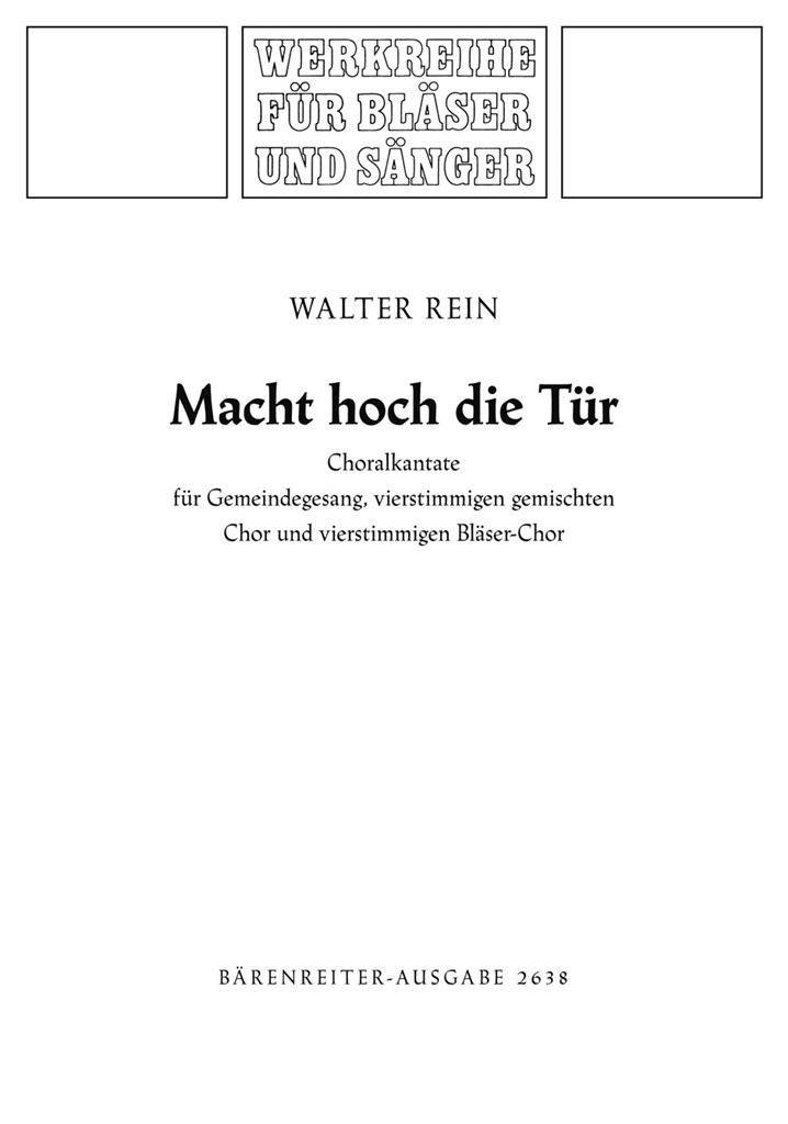 Macht hoch die Tur