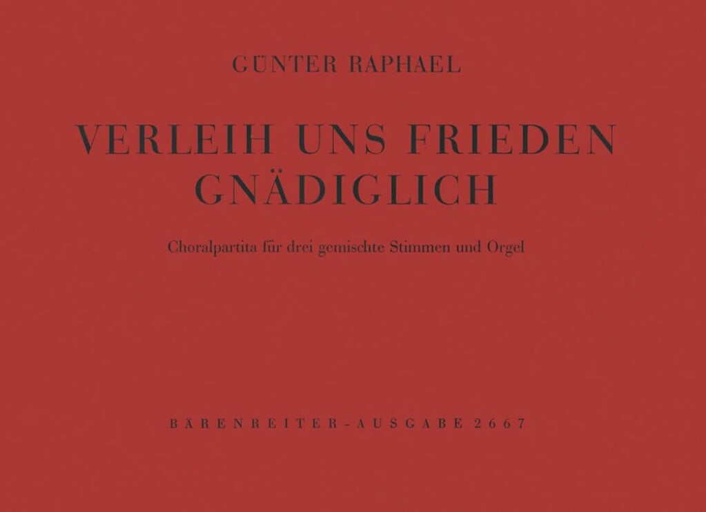 Verleih uns Frieden gnaediglich