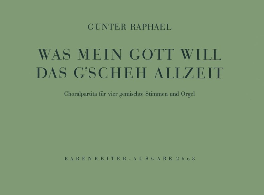 Was mein Gott will, das gescheh allzeit