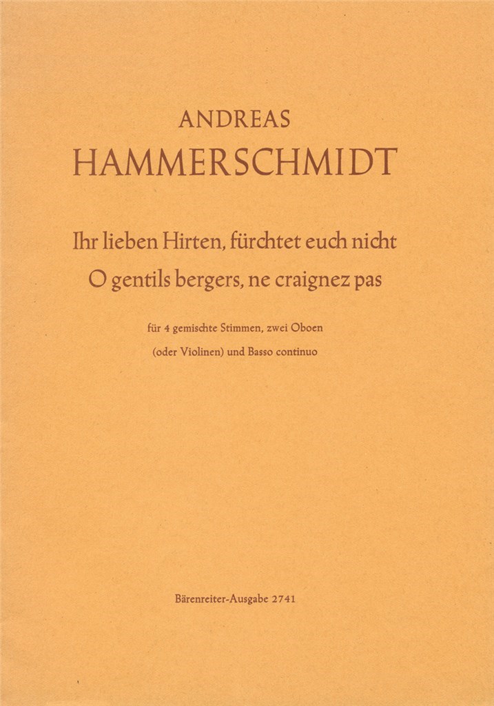 Ihr lieben Hirten, furchtet euch nicht