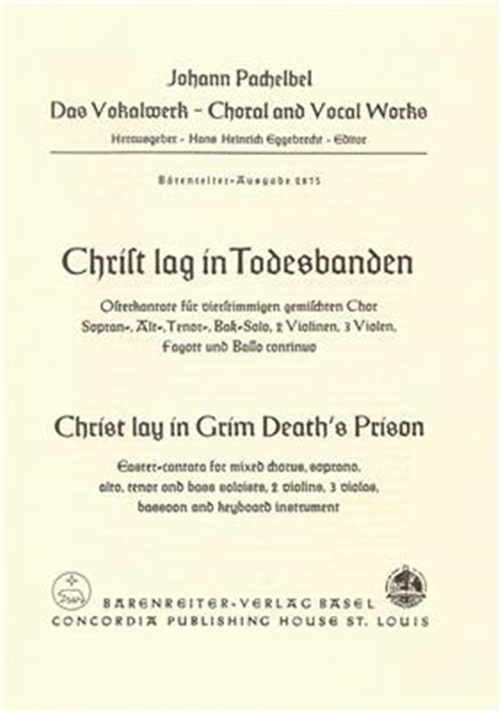 Christ lay in grim deaths prison