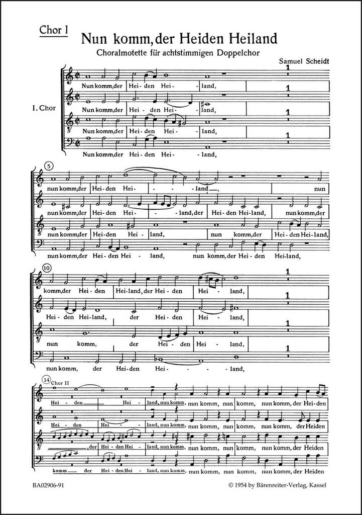 Nun komm, der Heiden Heiland