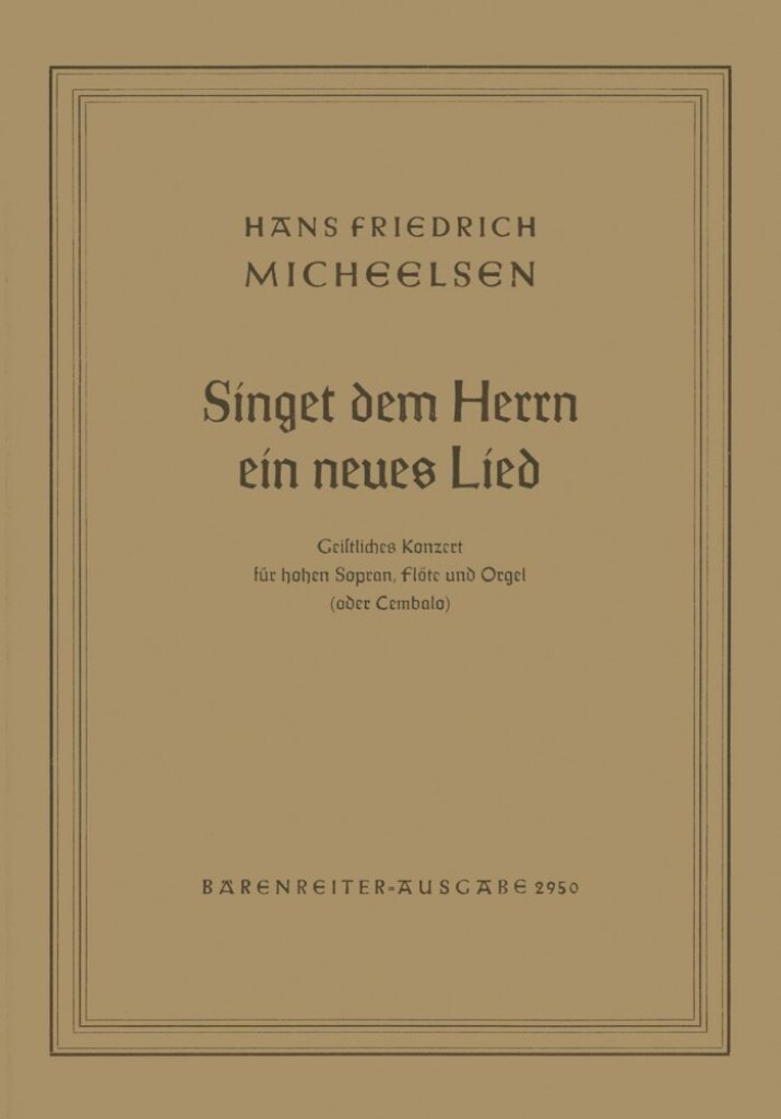 Singet dem Herrn