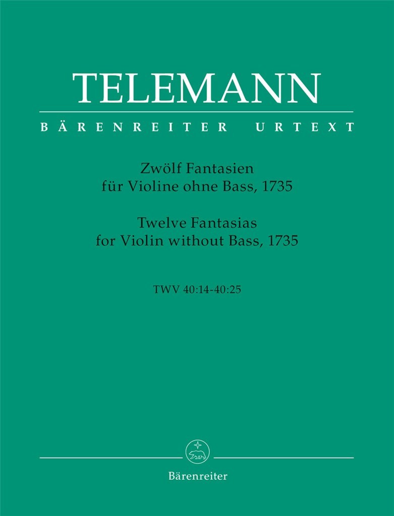 Zwölf Fantasien für Violine ohne Bass