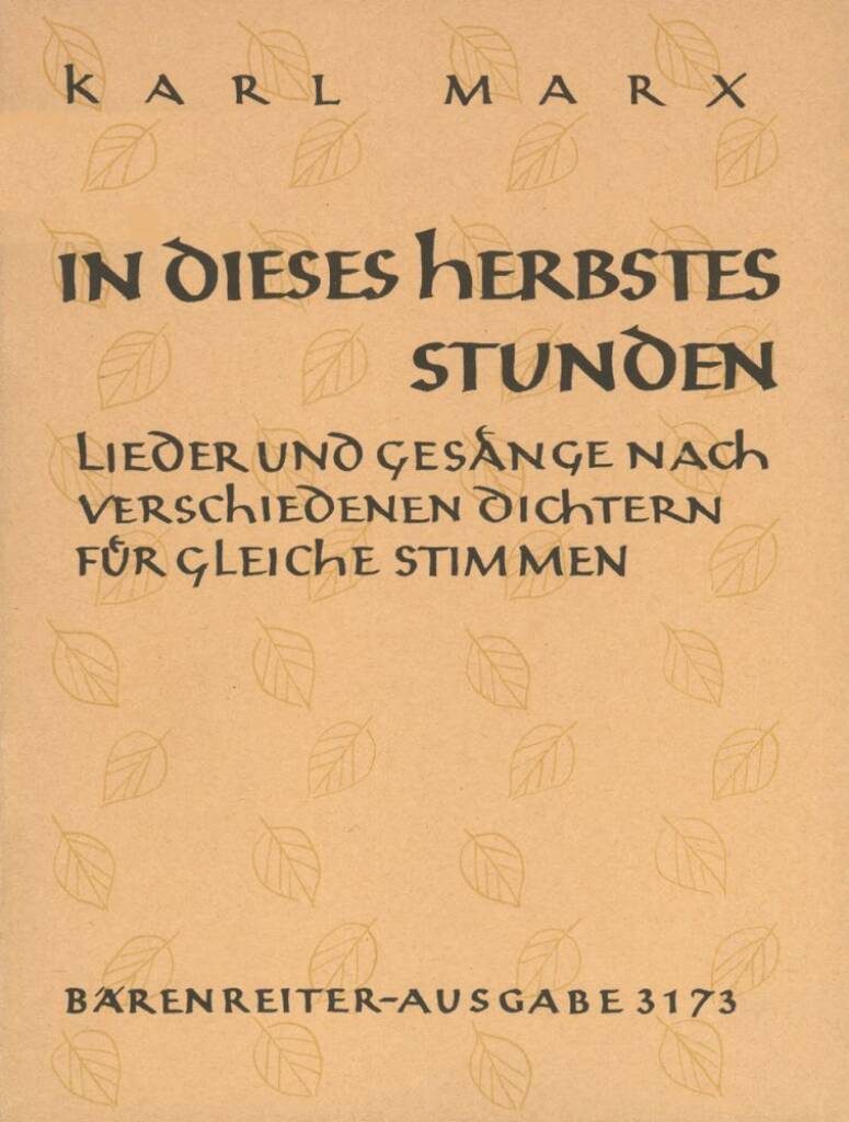 In dieses Herbstes Stunden