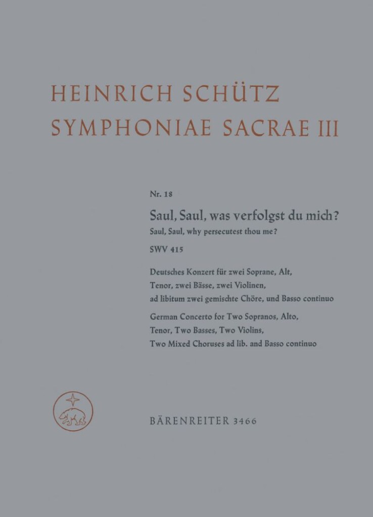 Saul, Saul, was verfolgst du mich?