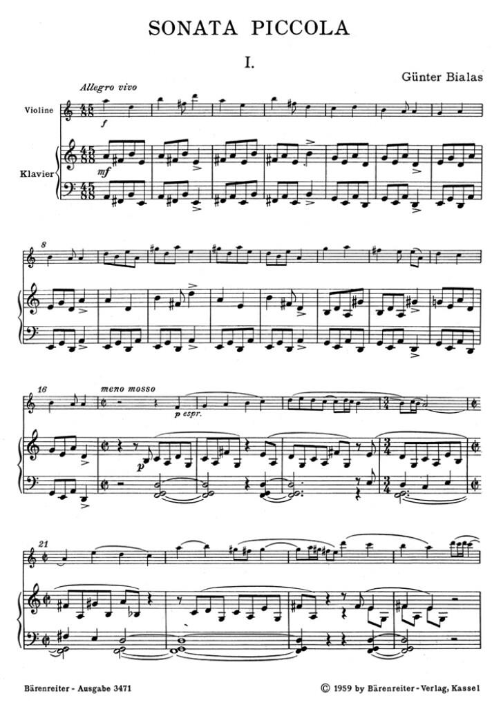 Sonata piccola