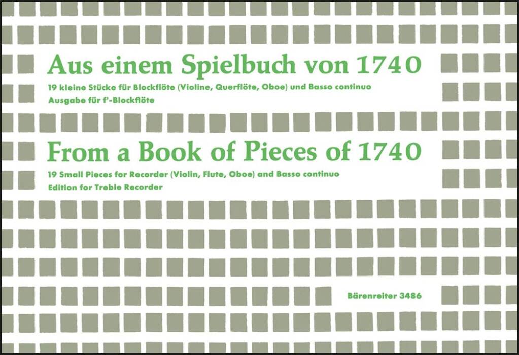 Aus Einem Spielbuch 1740