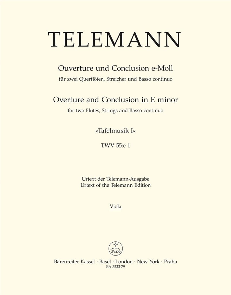 Ouverture and Conclusion