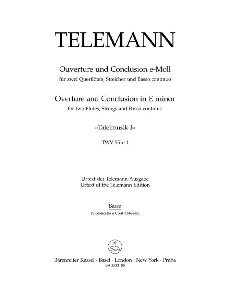 Ouverture and Conclusion