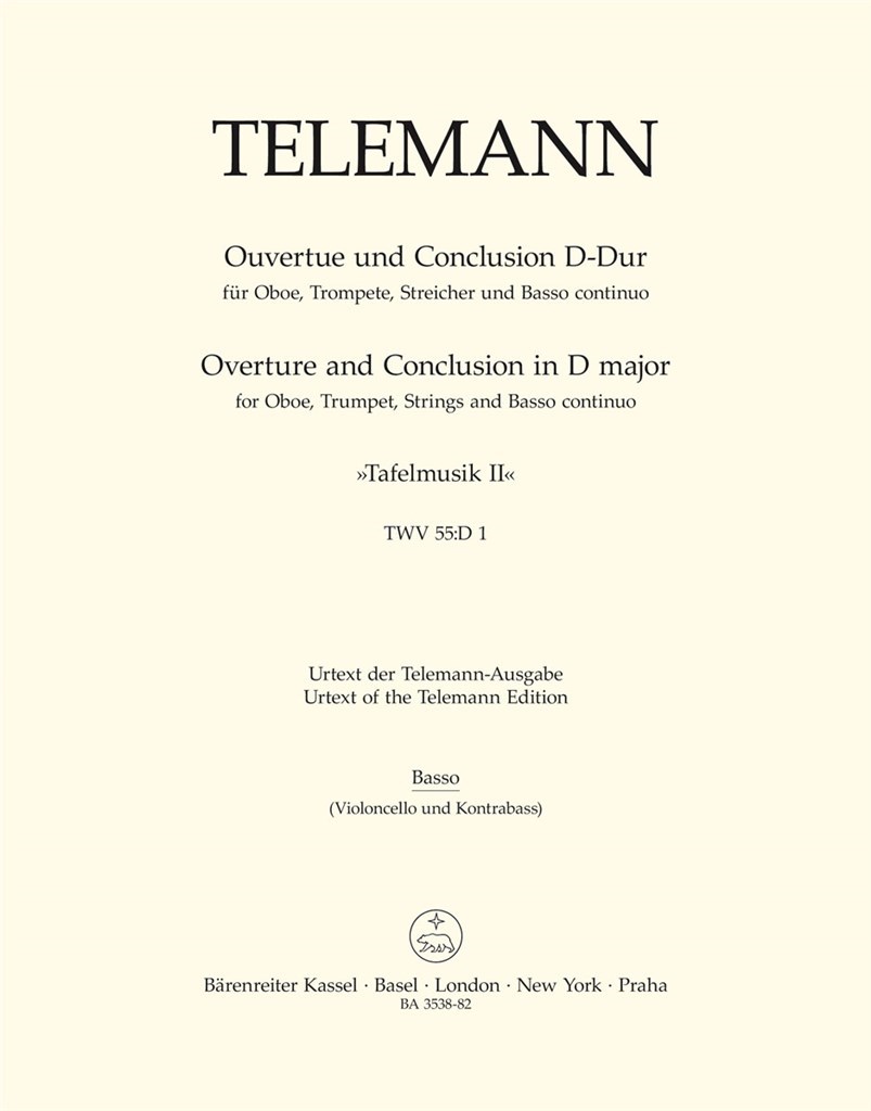 Ouverture und Conclusion aus Tafelmusik II