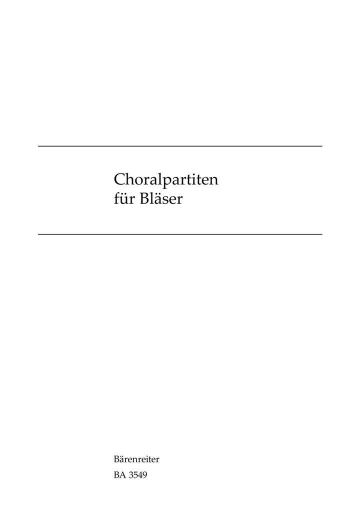 Choralpartiten
