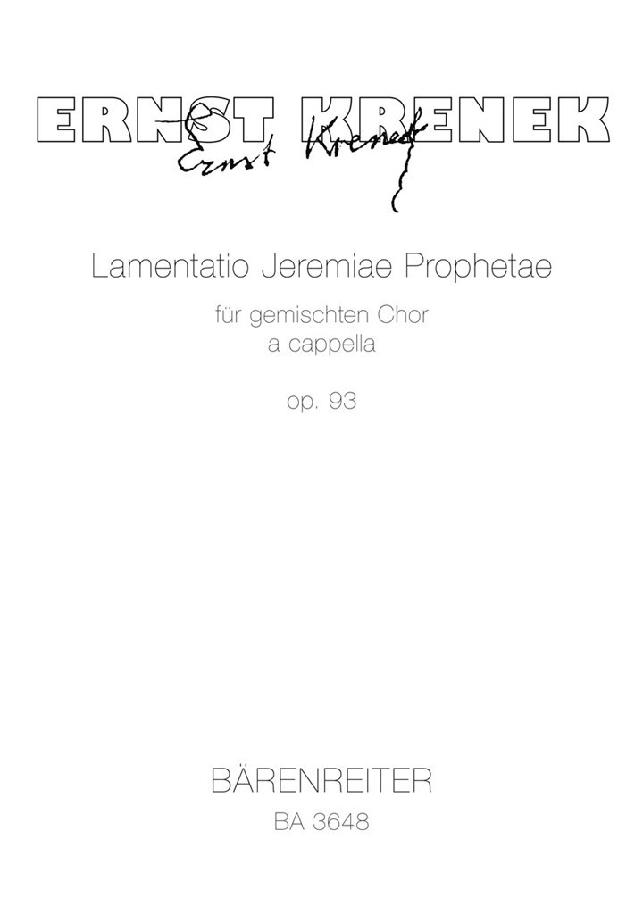 Lamentatio Jeremiae Prophetae