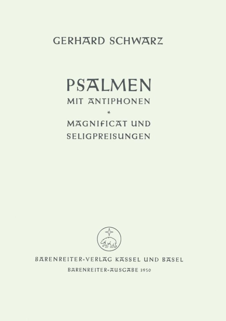 Psalmen und Antiphonen-Magnificat-Seligpreisungen