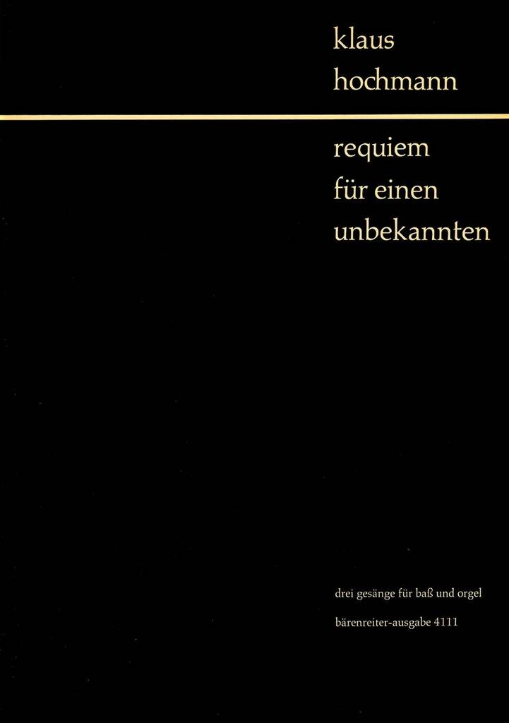 Requiem fur einen Unbekannten