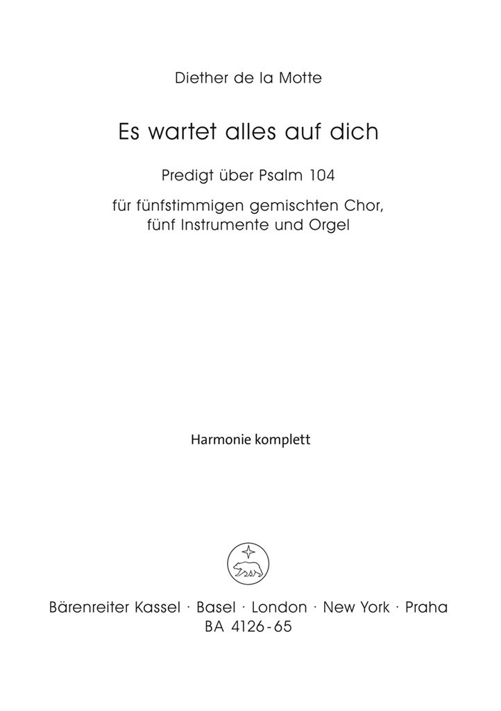 Es wartet alles auf dich